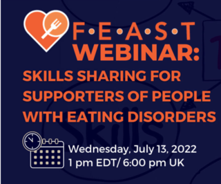 Webinar: Skills sharing for supporters of people with eating disorders