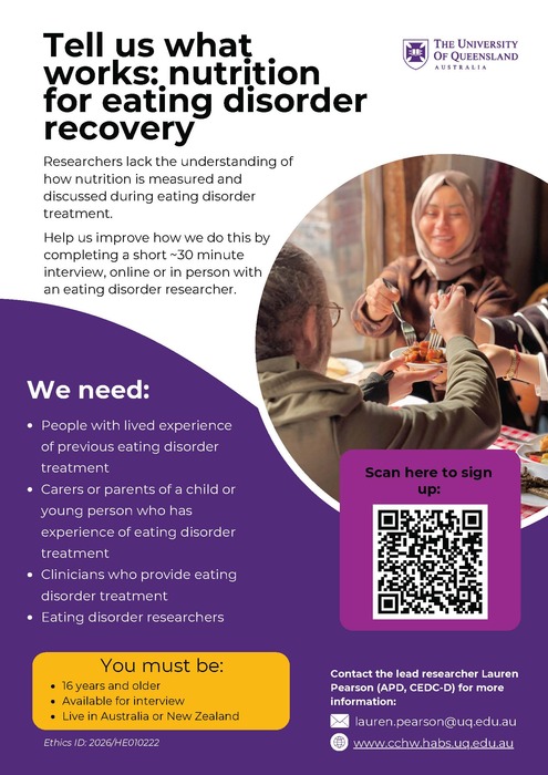 Eating Disorder Research Opportunity