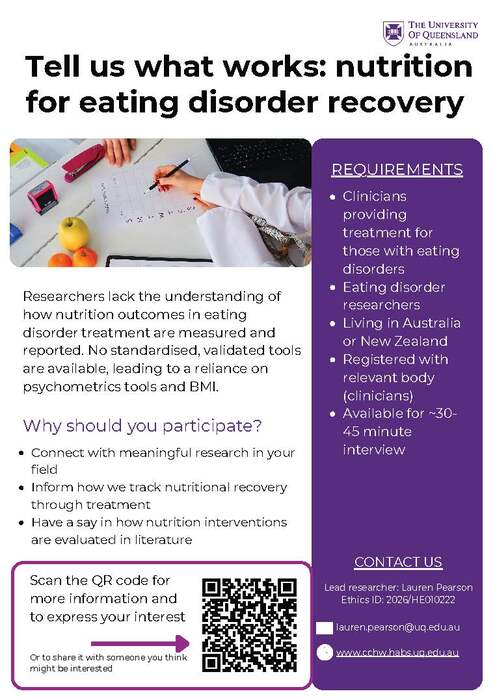 Eating Disorder Research Opportunity