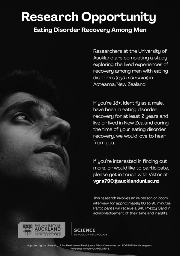 Research Opportunity - Eating Disorder Recovery Among Men